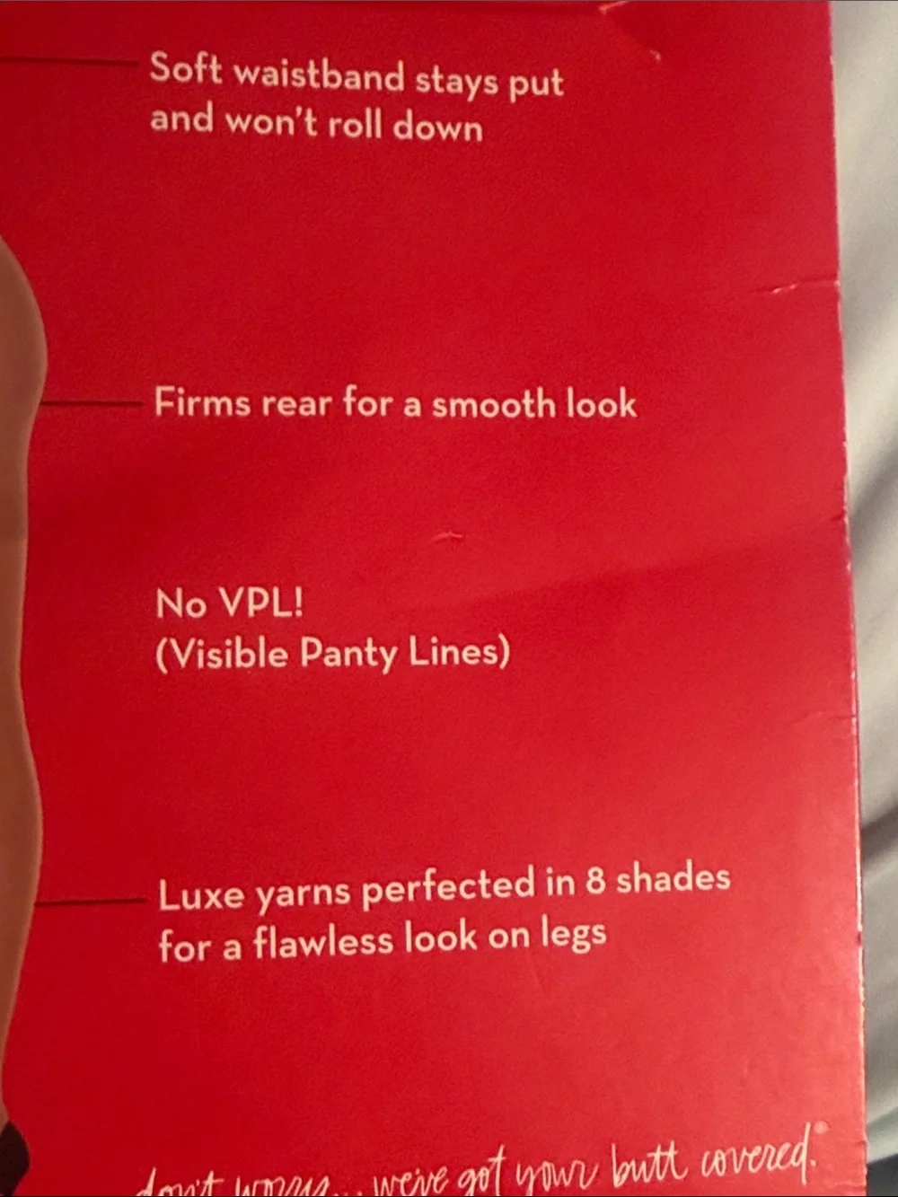 SPANX Sheers High-Waisted Nude/Tan Pantyhose Packaging